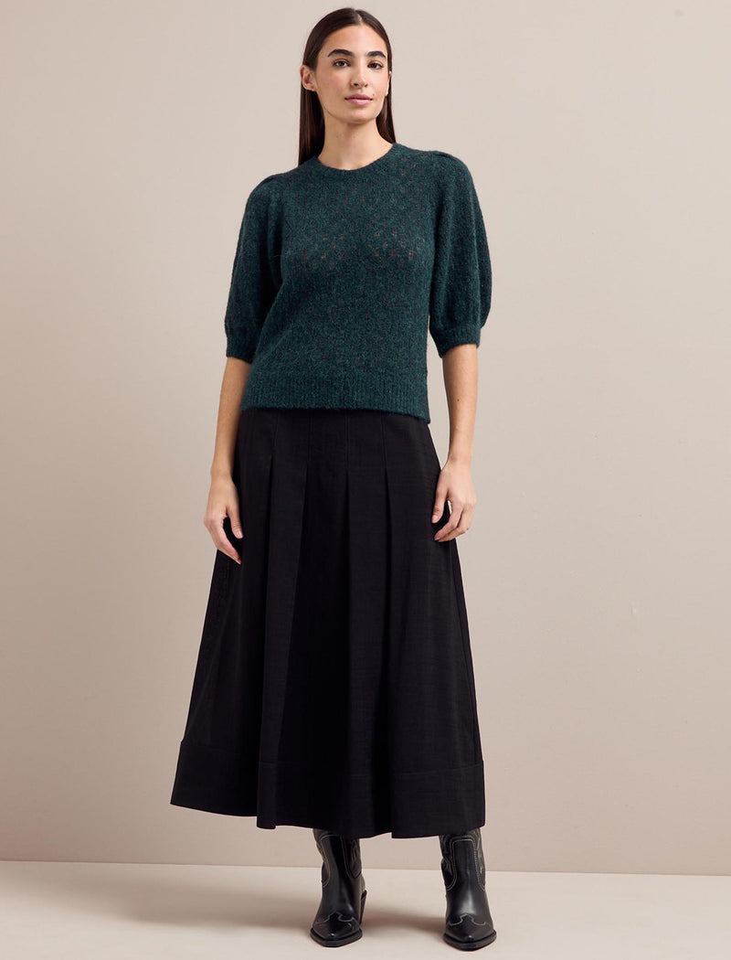 Jolie Alpaca Jumper - Dark Green