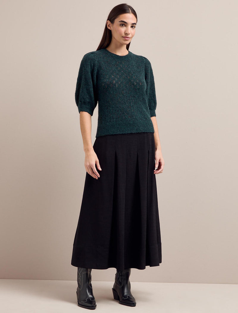 Jolie Alpaca Jumper - Dark Green