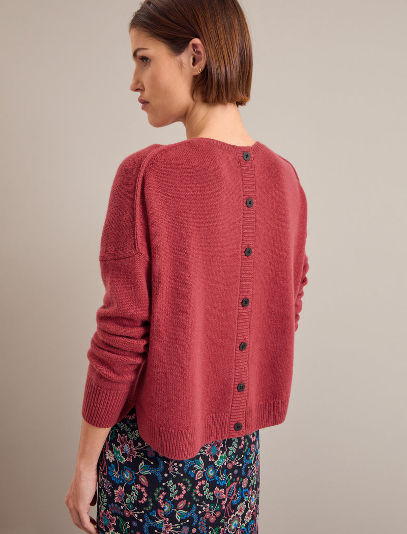 Lainey Cashmere Jumper - Roseberry