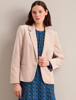 Leo Corduroy Blazer - Stone