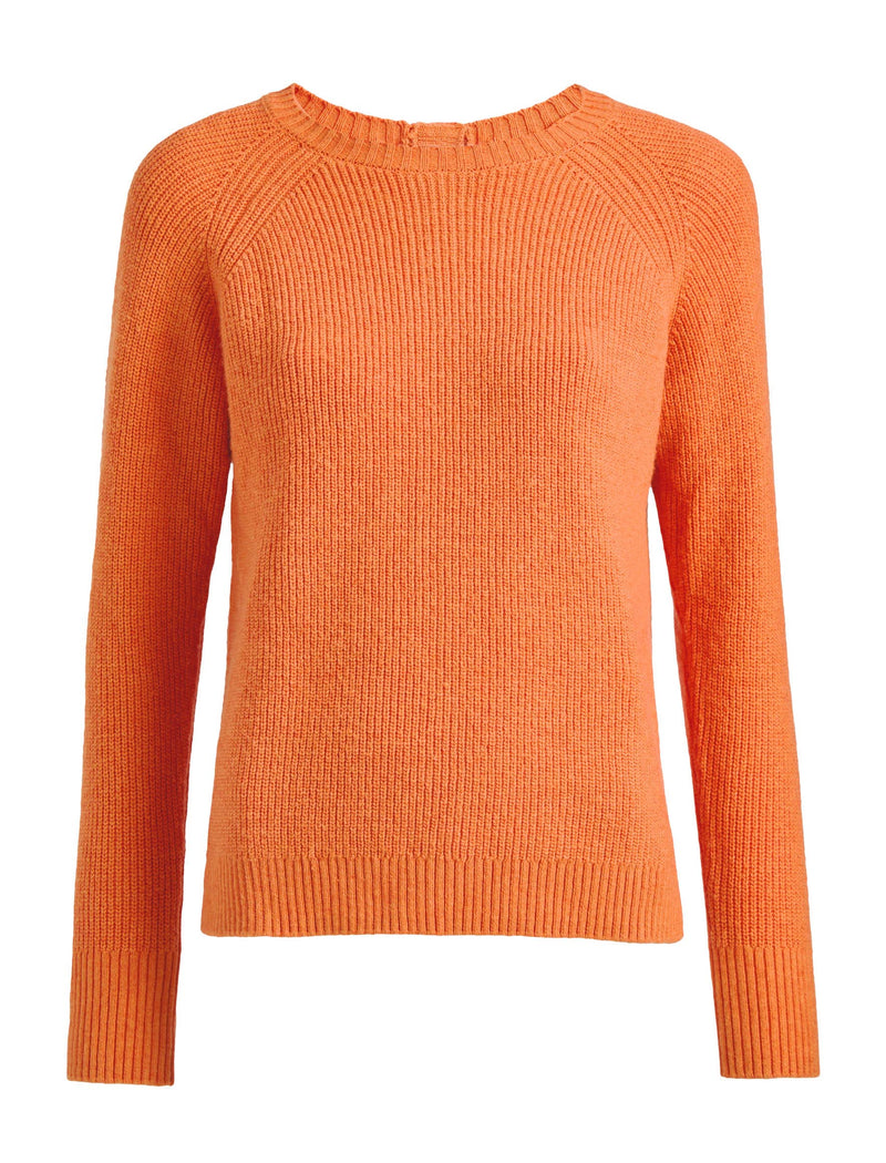 Laurie Cotton Blend Jumper - Orange