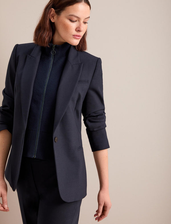 Jamie New Wool Blazer - Navy