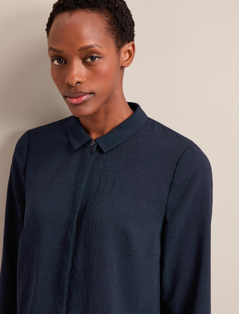 Selby Techni Voile Shirt - Navy