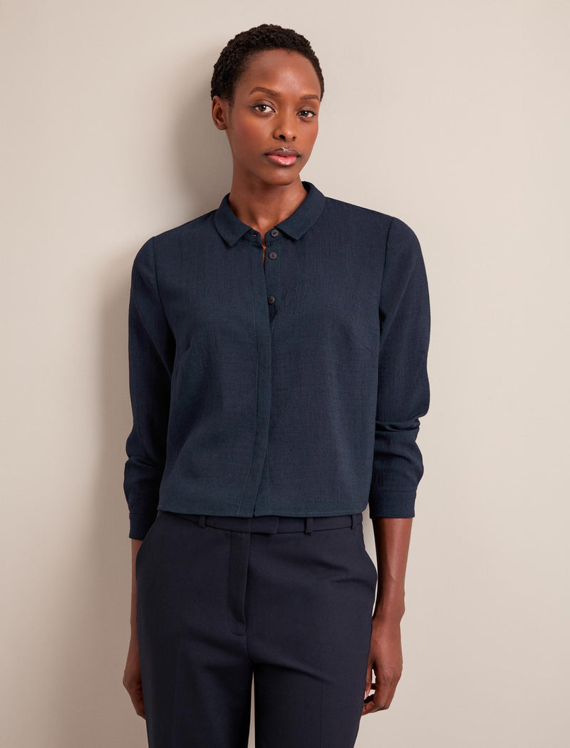 Selby Techni Voile Shirt - Navy