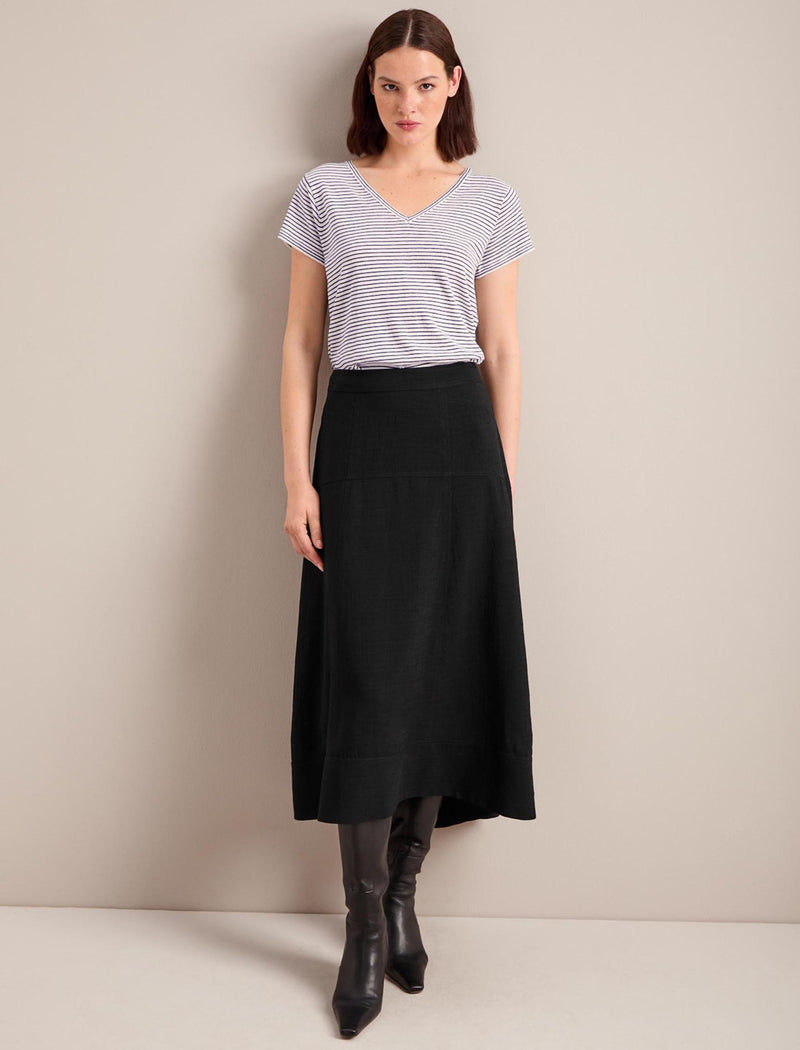 Sierra Techni Voile Maxi Skirt - Black