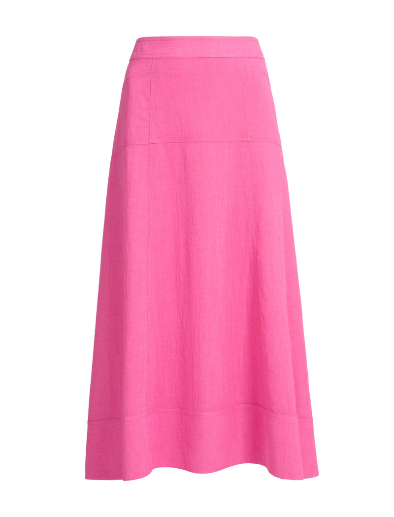 Sierra Techni Voile Maxi Skirt - Hot Pink