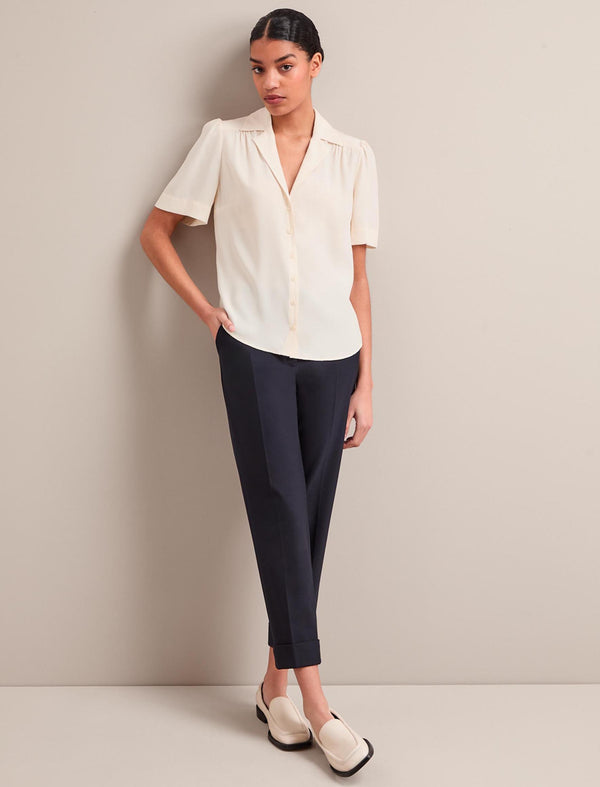 Bronwyn Silk Blouse - Cream