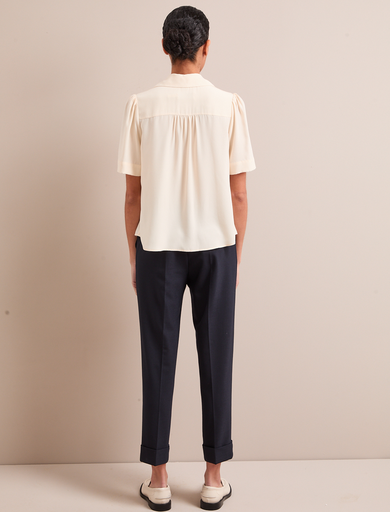 Bronwyn Silk Blouse - Cream