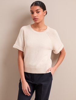 Jerry Linen Blend Jumper - Oatmeal