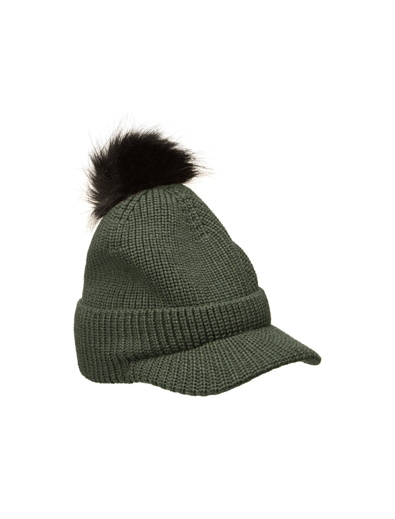 Beata Wool Hat - Khaki