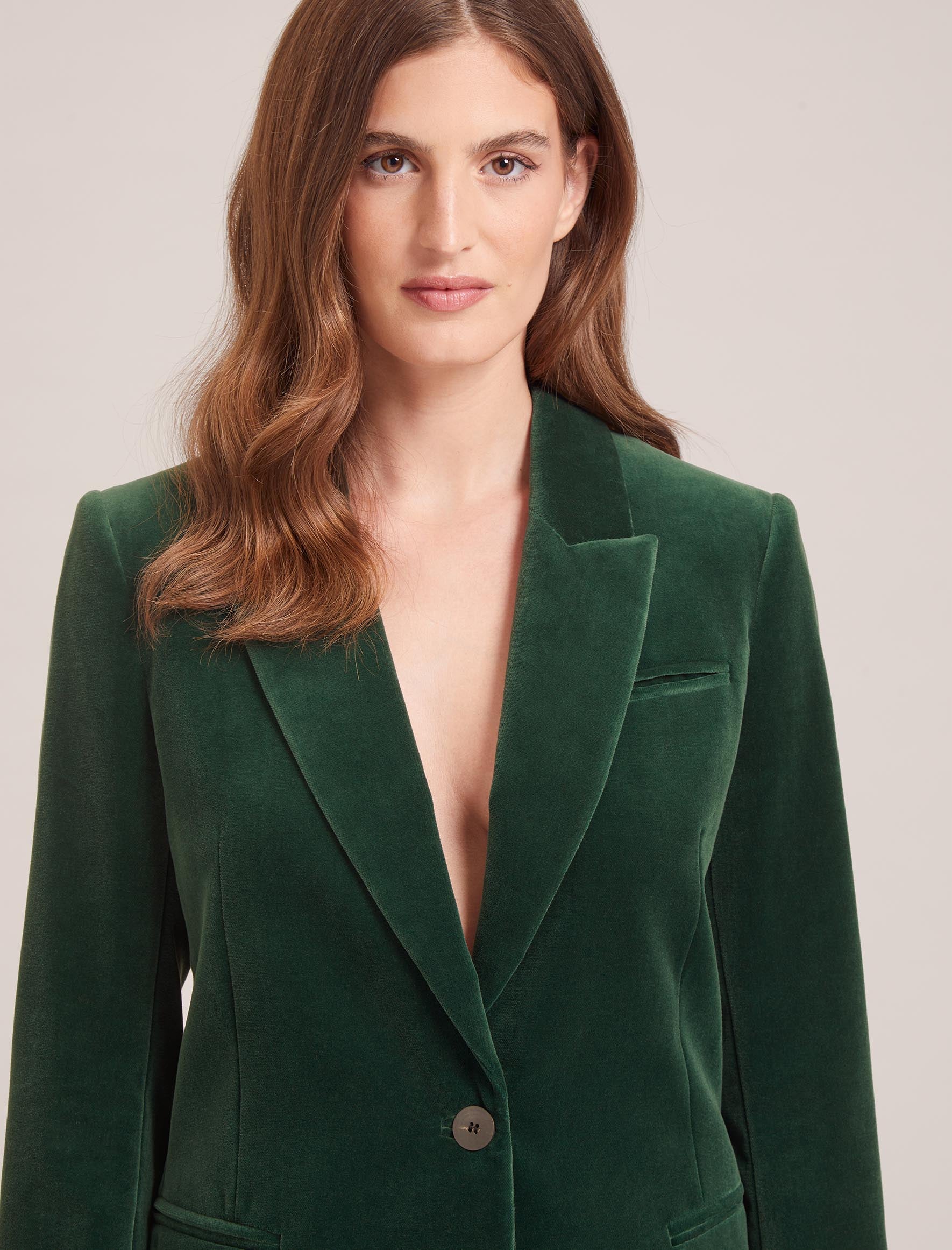 Vetinee Summer Jacket Suit for Women Jolly Green Crop Sleeves Point Collar  Button Down Blazer Size M Size 8 Size 10 