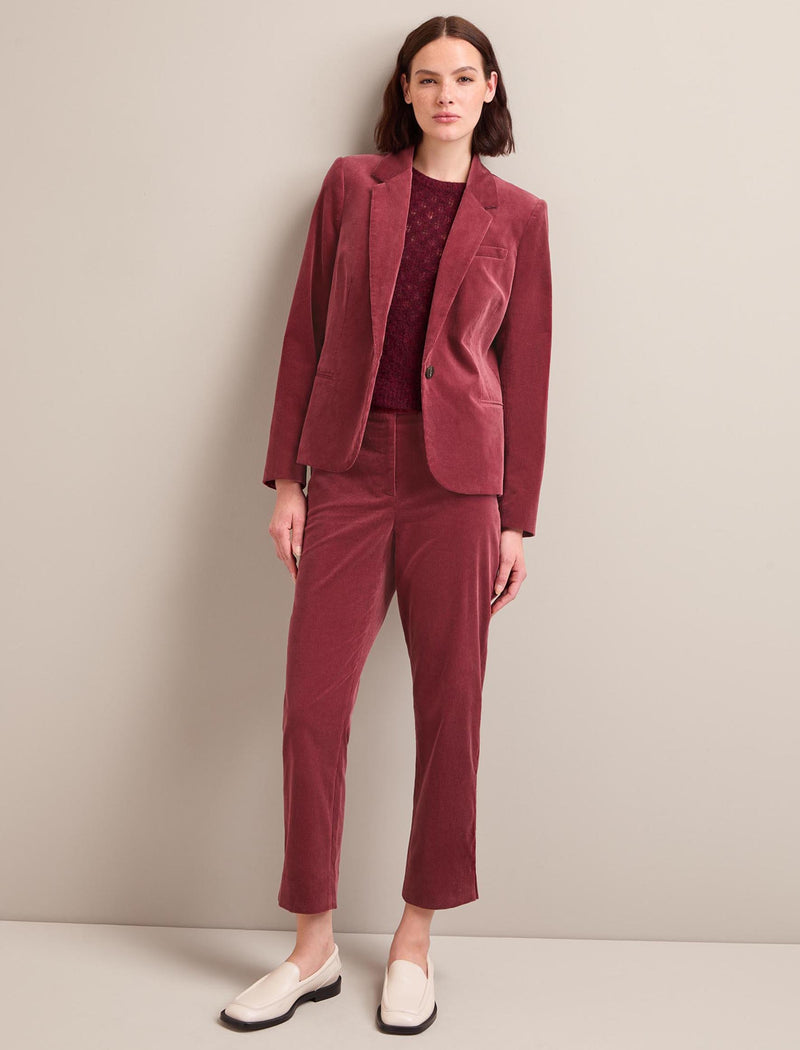 Leo Corduroy Blazer - Blush