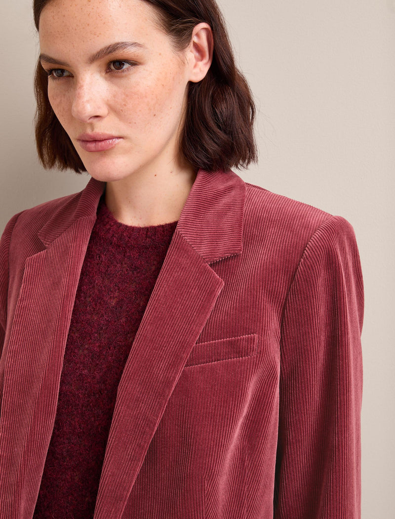 Leo Corduroy Blazer - Blush