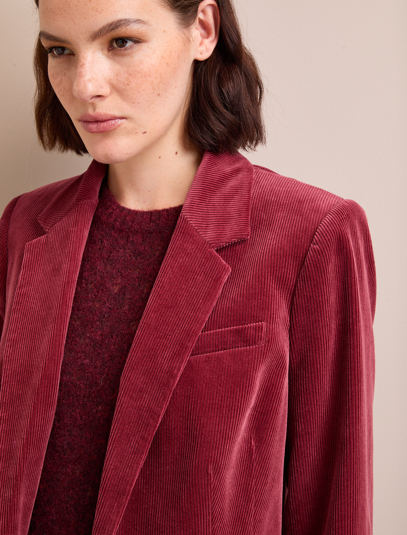 Leo Corduroy Blazer - Blush