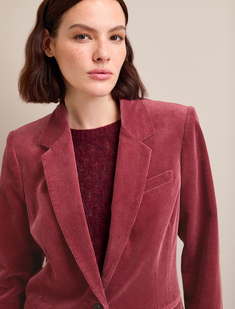 Leo Corduroy Blazer - Blush