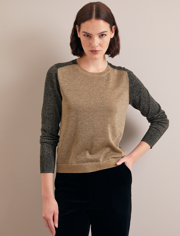 Remi Lurex Jumper - Gold