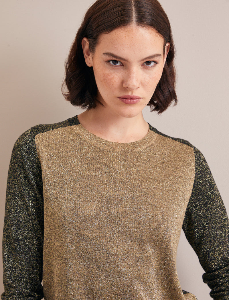 Remi Lurex Jumper - Gold